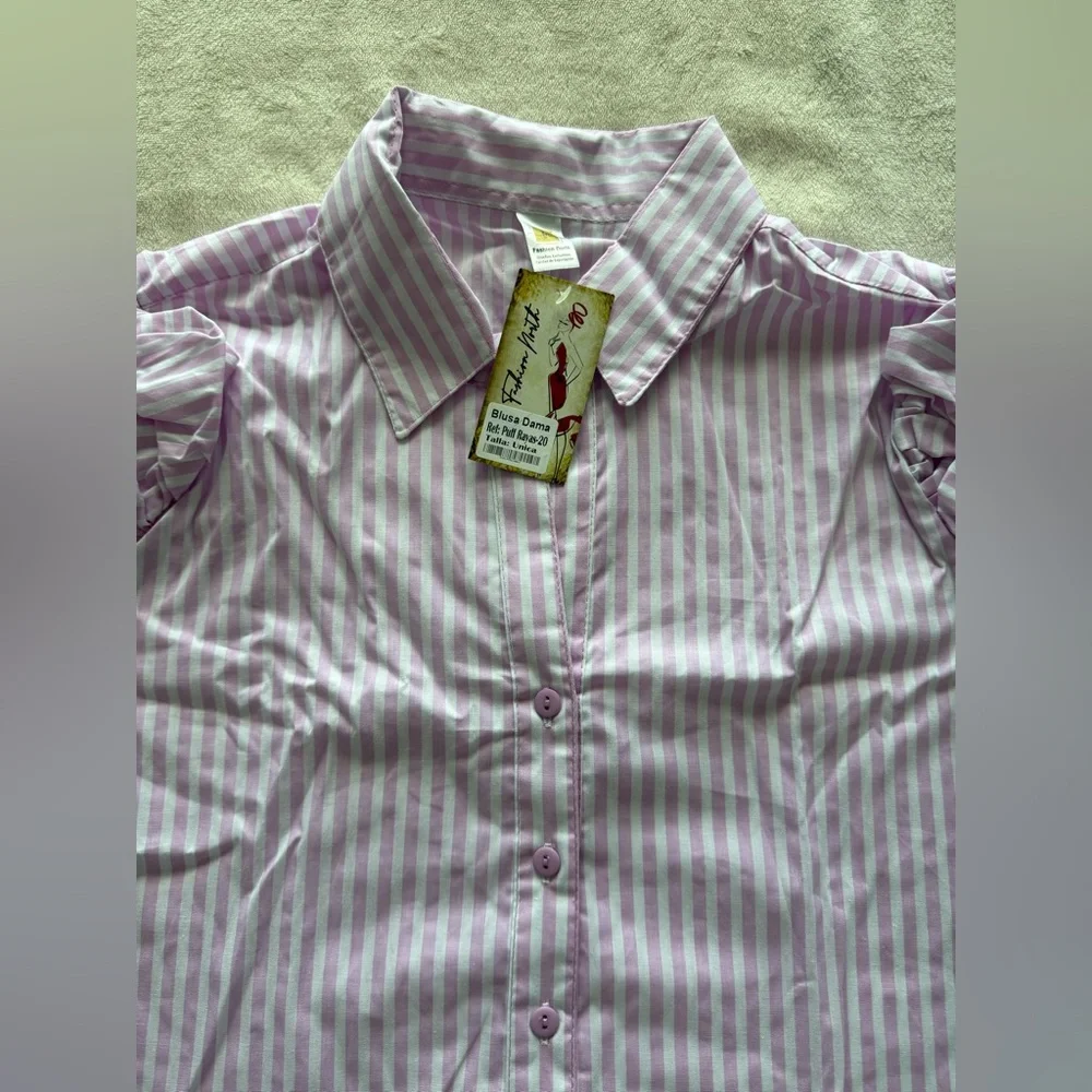 NWT 🇨🇴 Pink Striped Women's Top
Colombian Clothes - Picture 7 of 9